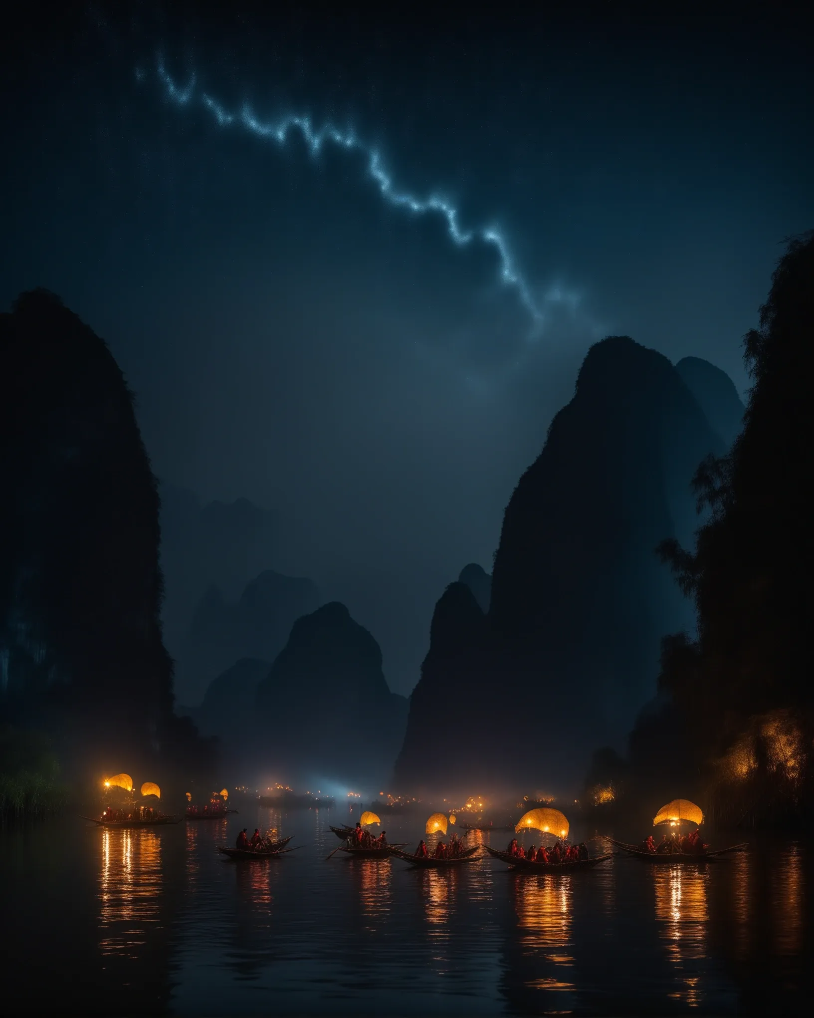Yangshuo Fishing Lights Festival